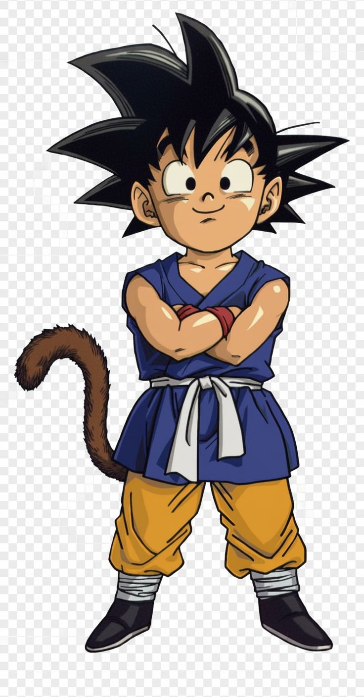 Kid Goku Figurine free 3D printable STL