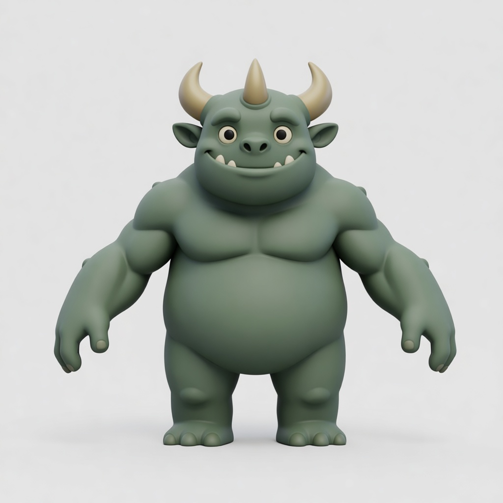 Cute Troll Figurine free 3D printable STL