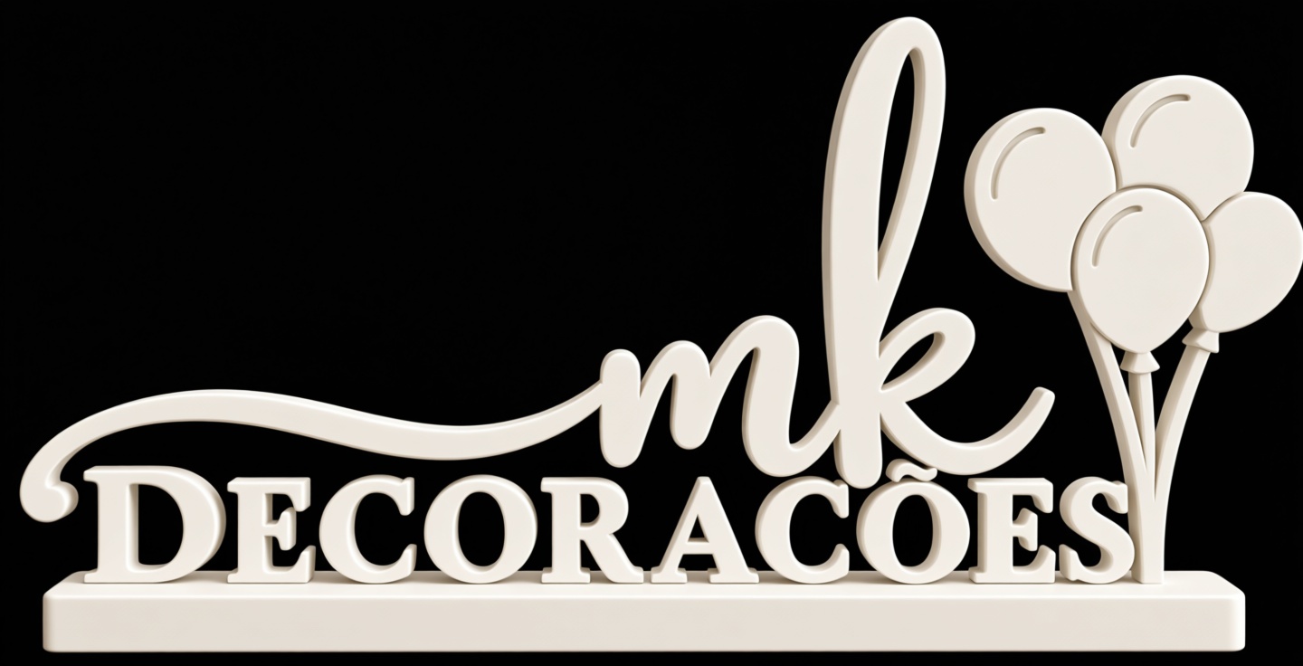 MK Decorações Sign Sculpture free 3D printable STL