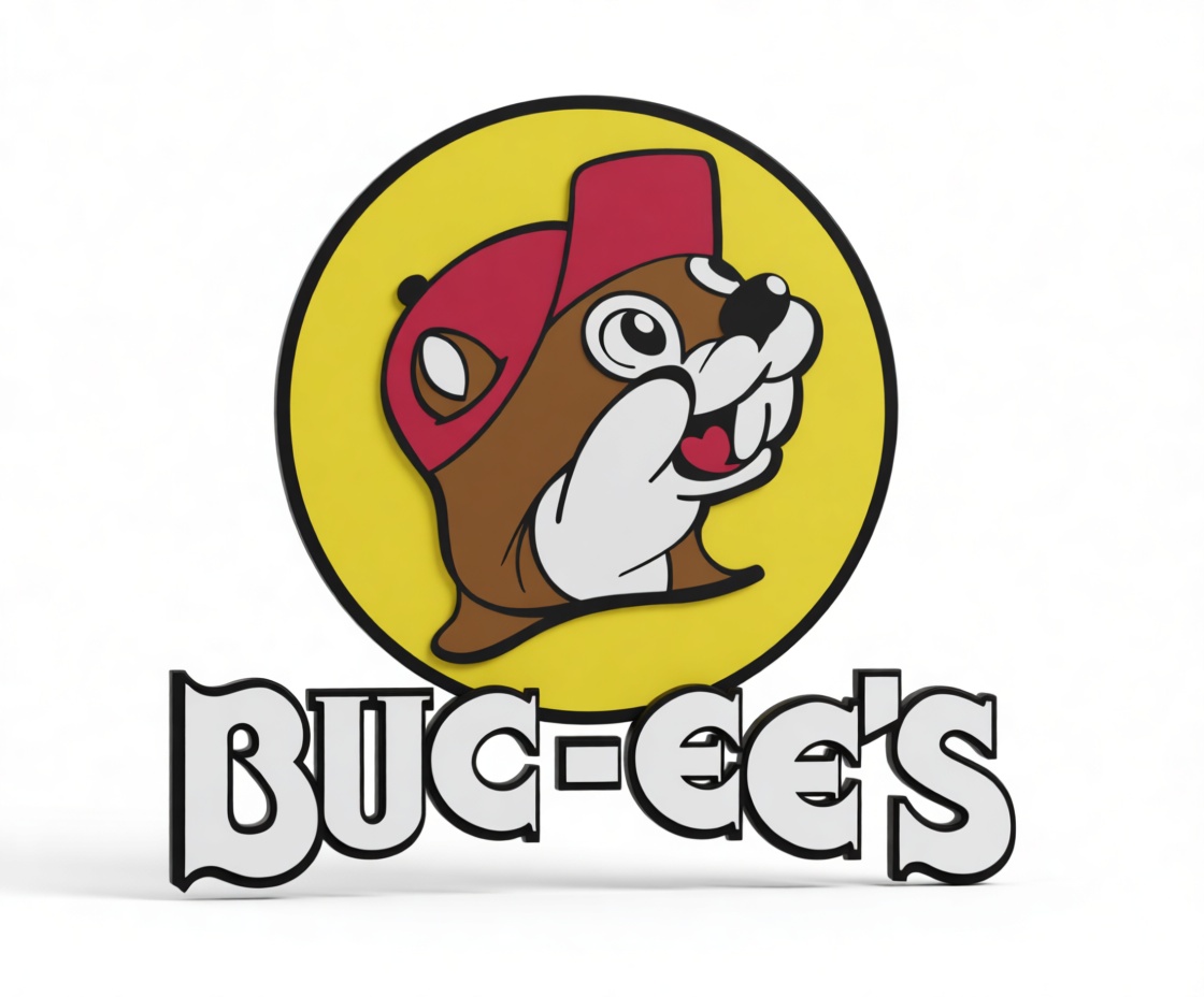 Buc-ee's Beaver Logo Sculpture free 3D printable STL