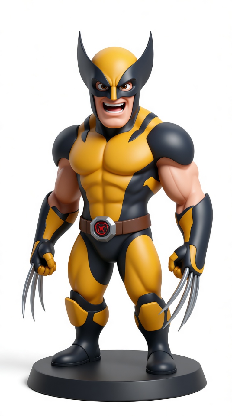 Wolverine Figurine - Free 3D Printable STL File