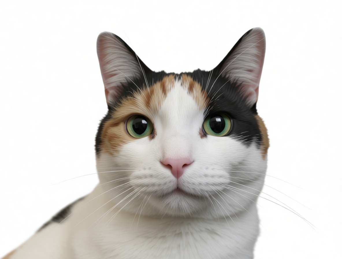 Calico Cat Bust free 3D printable STL