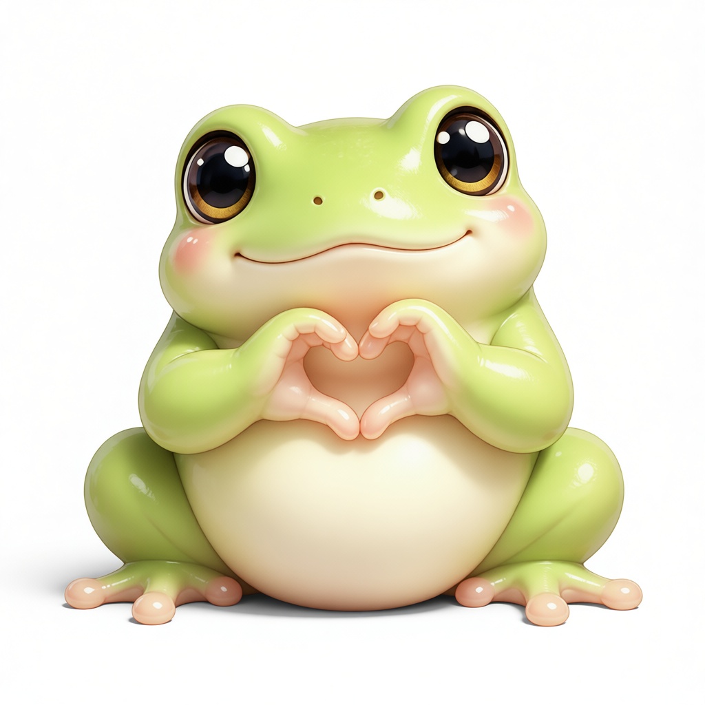 Cute Frog Figurine free 3D printable STL