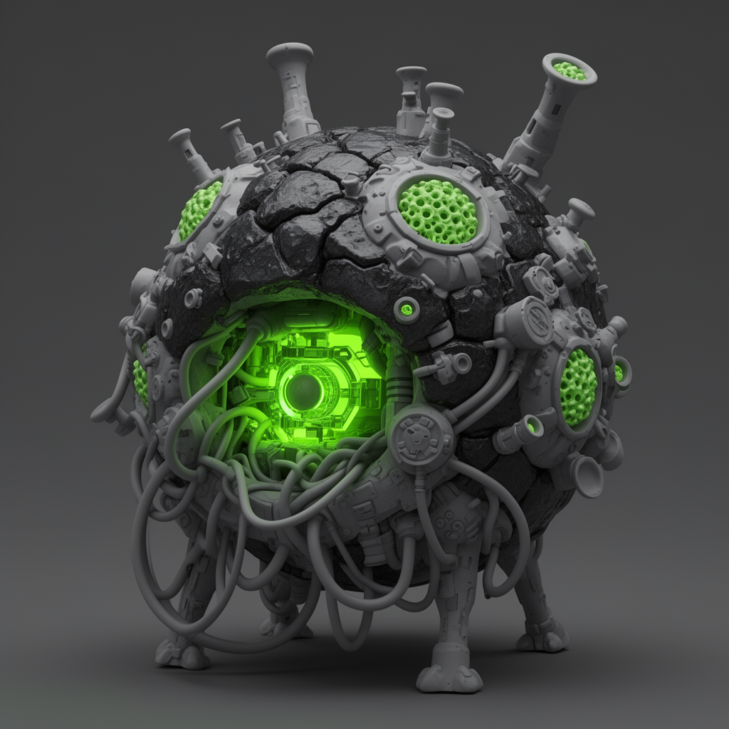 Chrome Sporecyst Pod free 3D printable STL