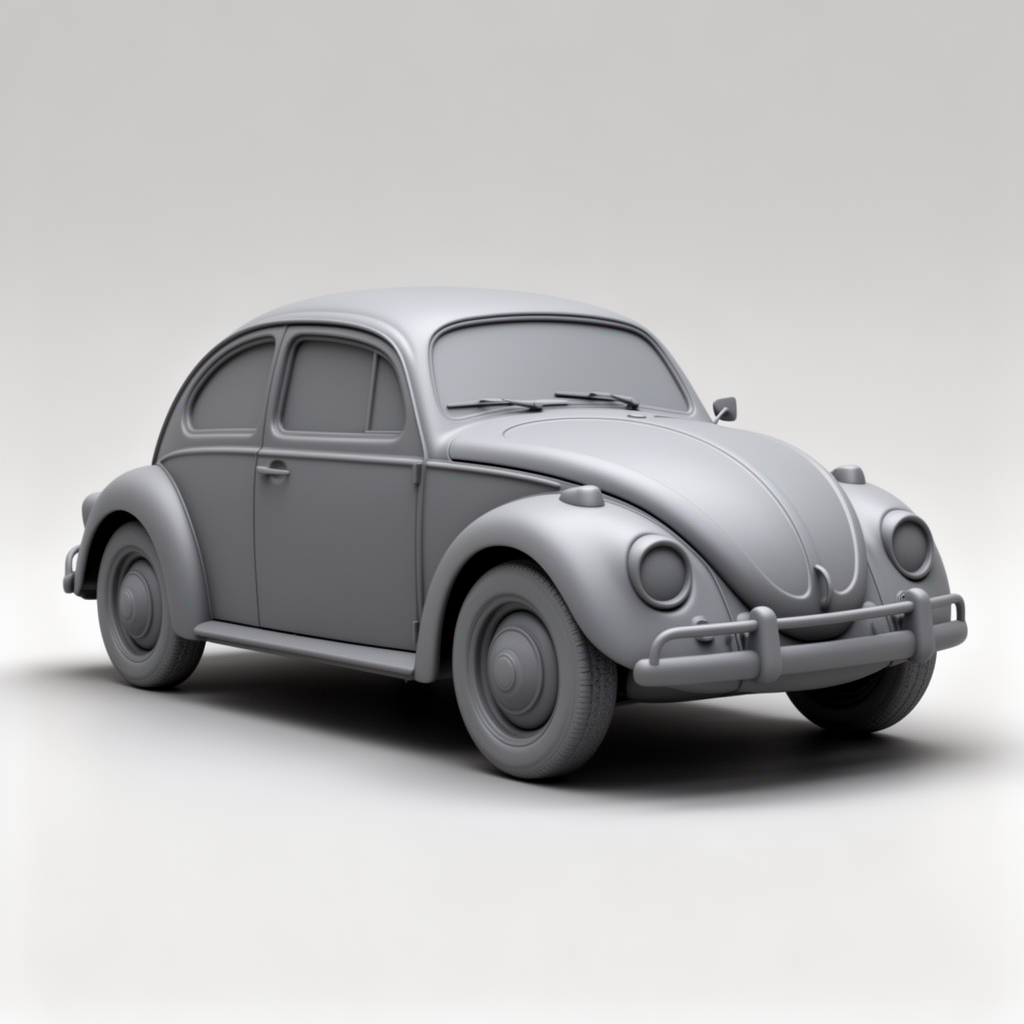 Volkswagen Maggiolino Model free 3D printable STL