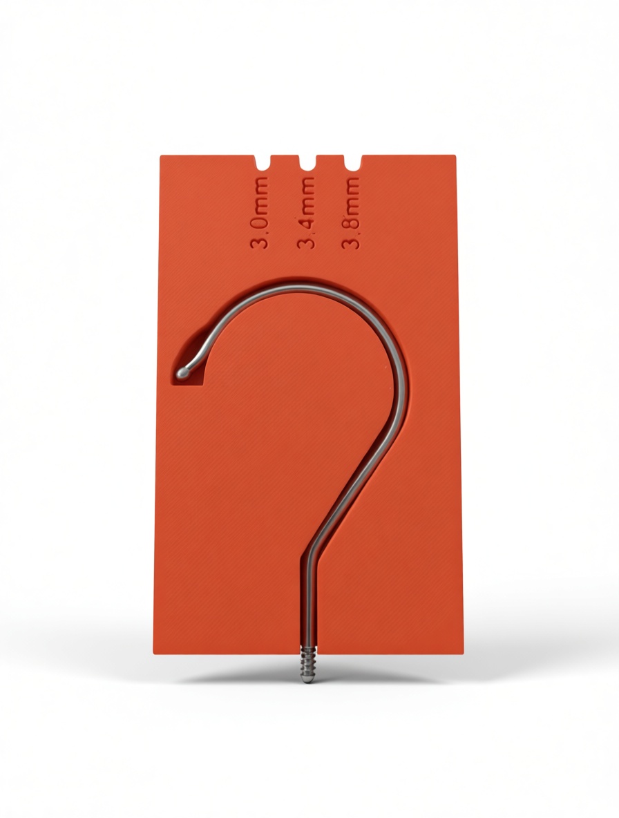 Hook Gauge Tool free 3D printable STL
