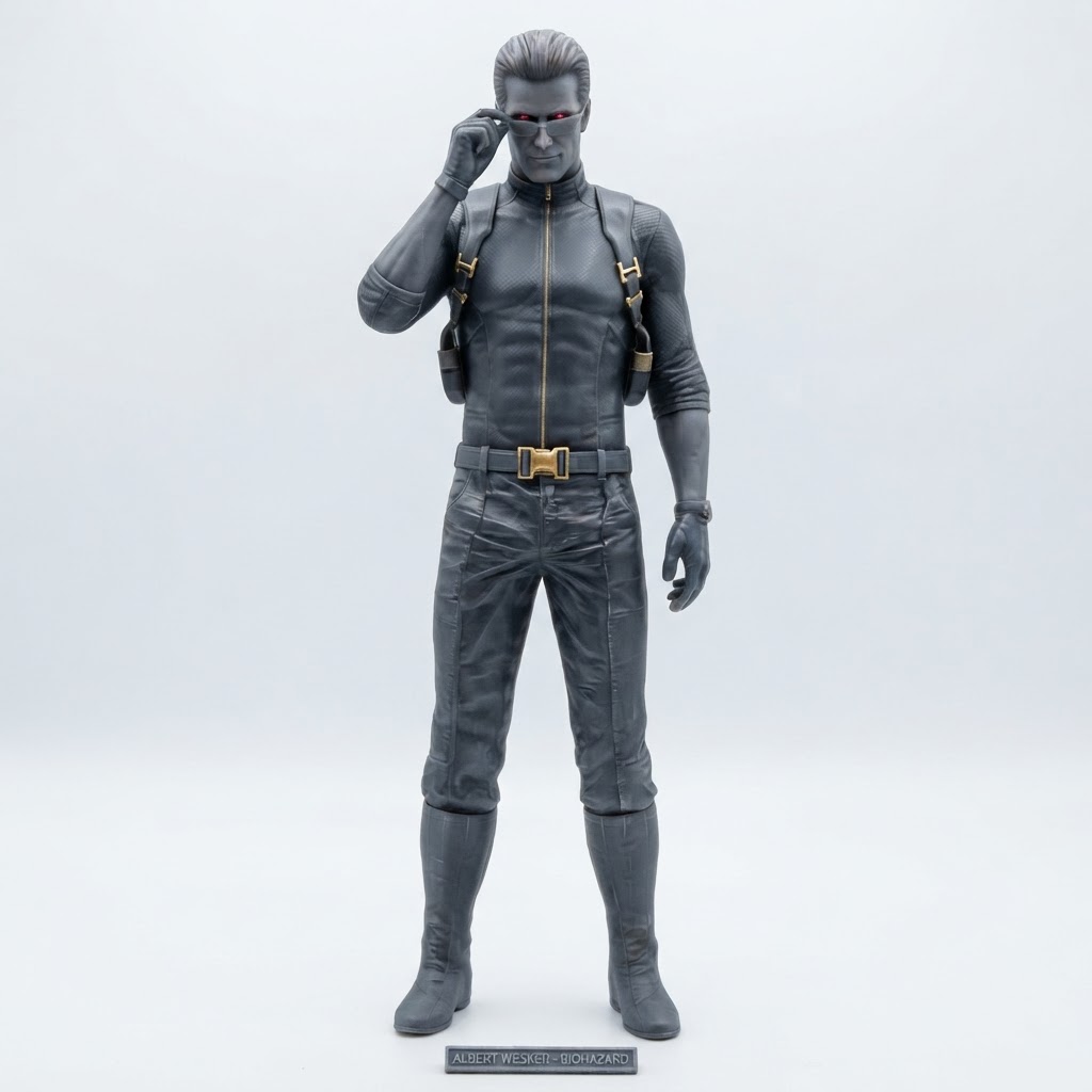 Albert Wesker Figurine free 3D printable STL