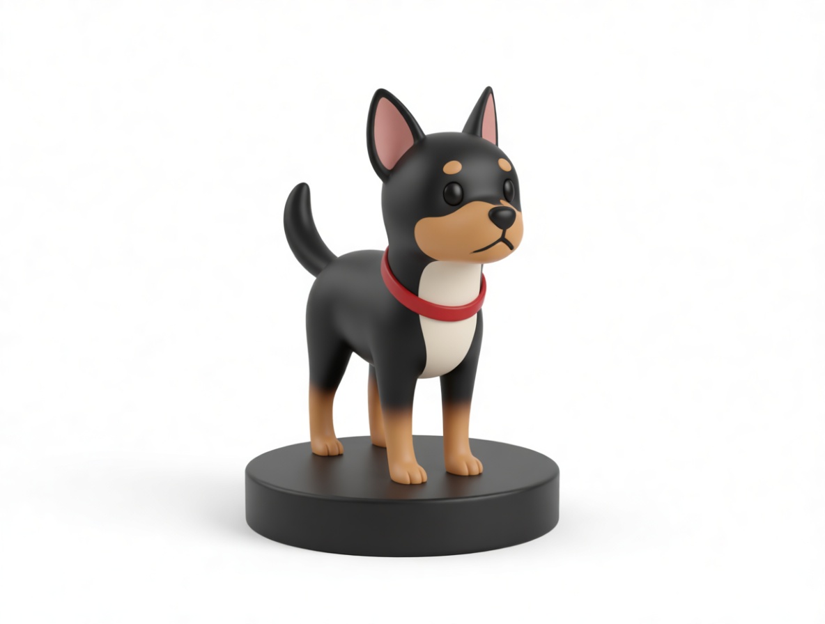 Miniature Doberman Pinscher free 3D printable STL
