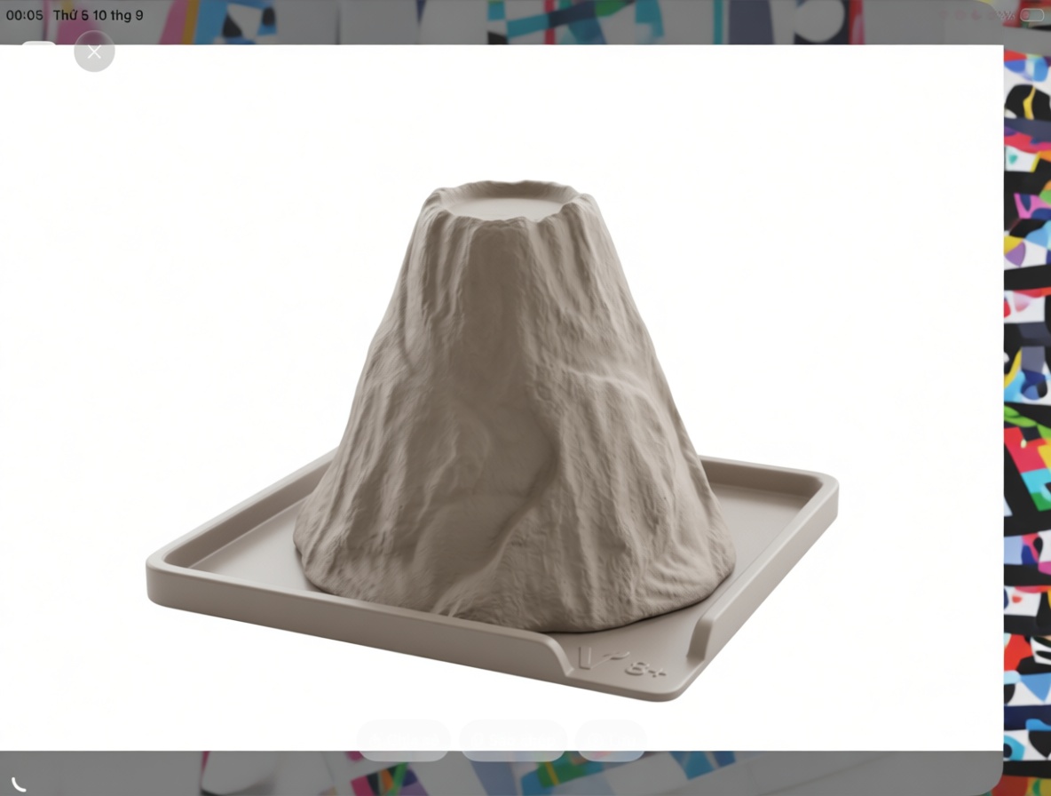 Volcano Model Kit free 3D printable STL