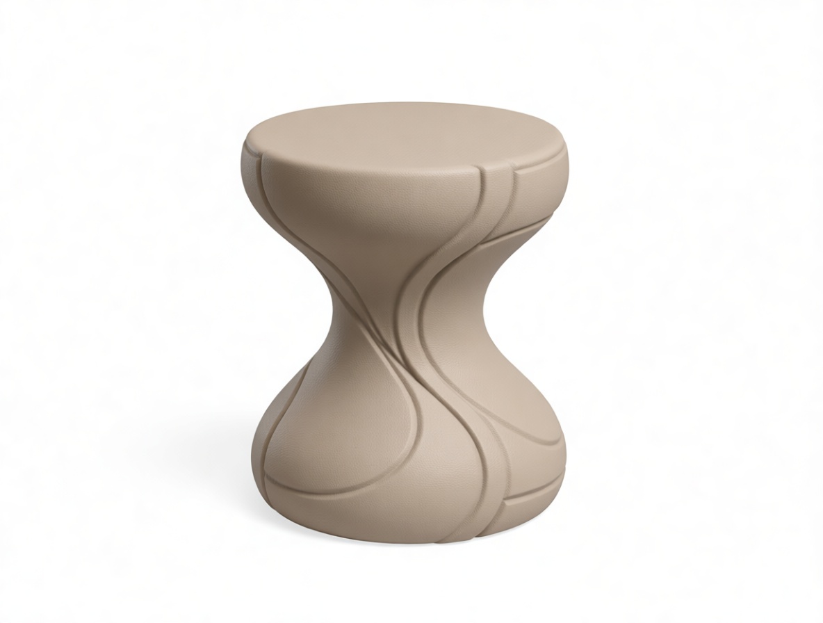Curved Modern Stool free 3D printable STL