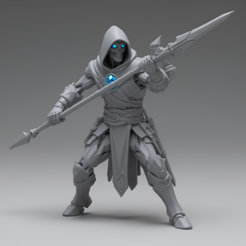 Warforged Rogue Figurine free 3D printable STL