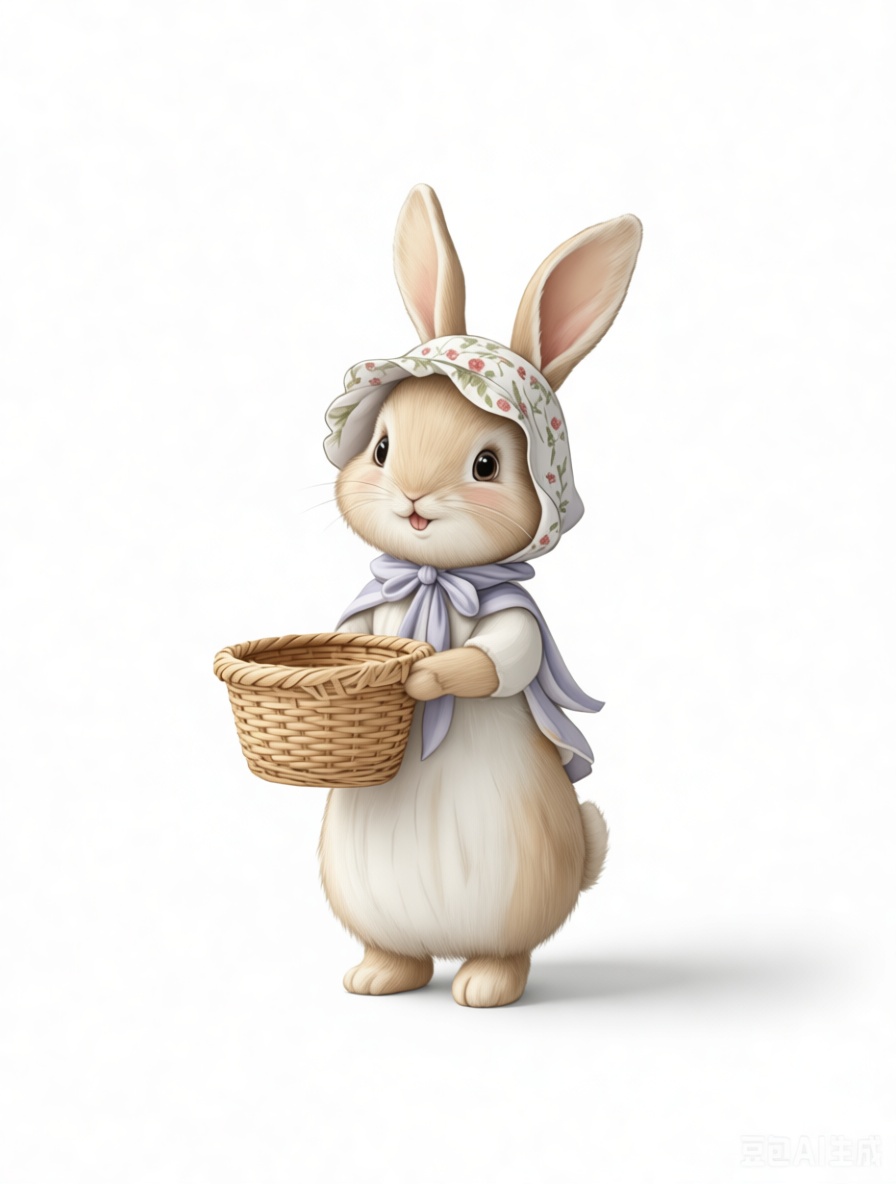 Easter Bunny Figurine free 3D printable STL