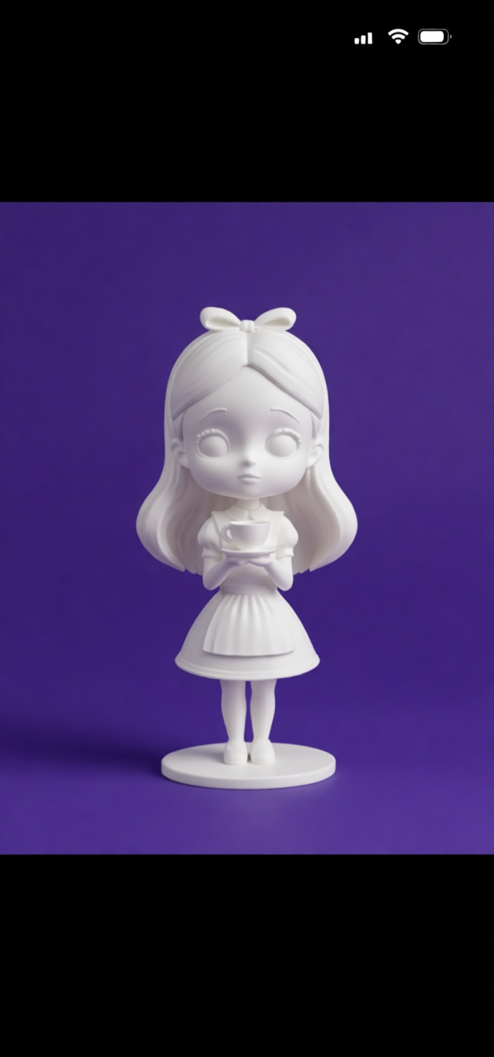 Alice Figurine free 3D printable STL