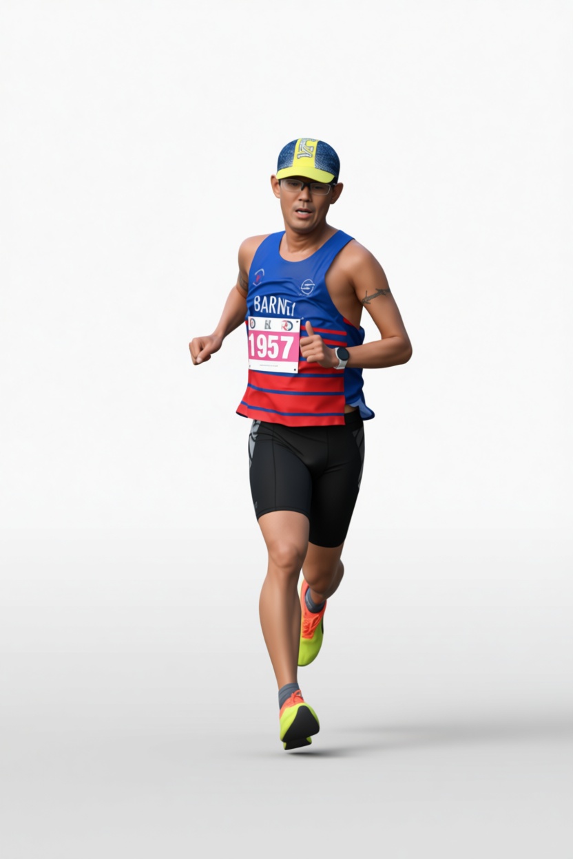 Marathon Runner Figurine free 3D printable STL