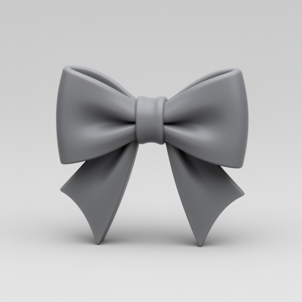 Little Bow Ornament free 3D printable STL