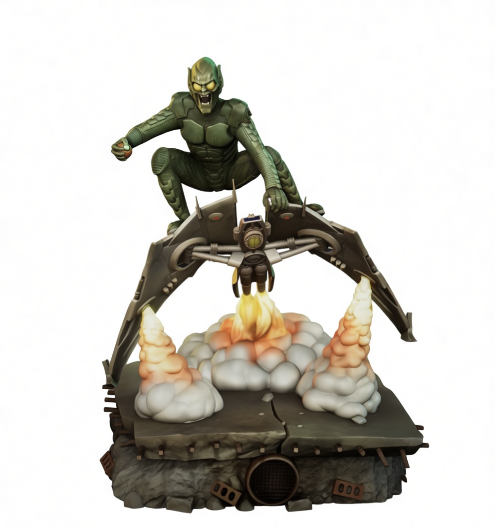 Green Goblin Figurine free 3D printable STL