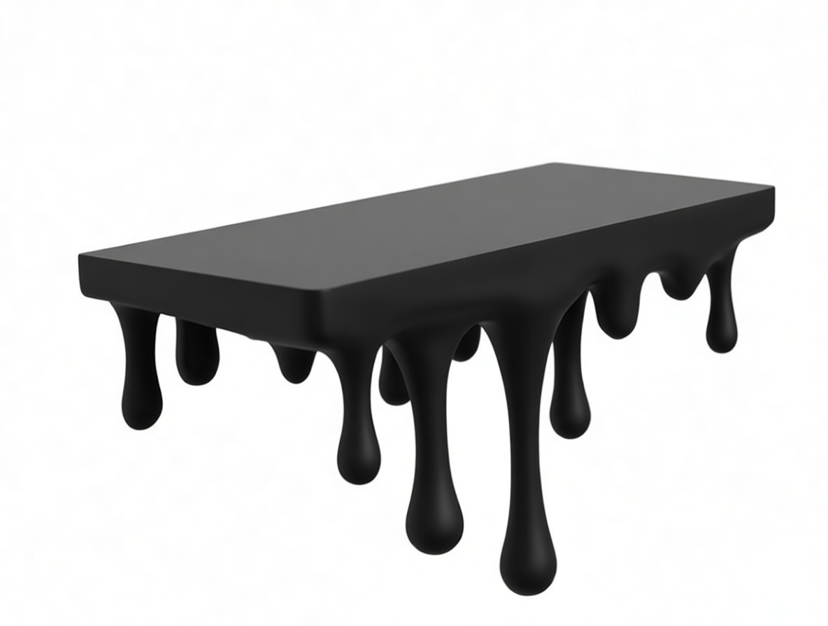 Dripping Paint Coffee Table free 3D printable STL