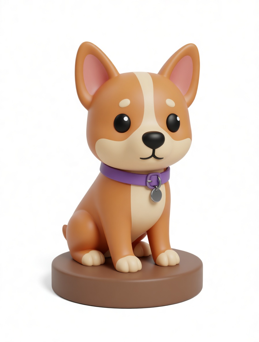 Corgi Dog Figurine free 3D printable STL