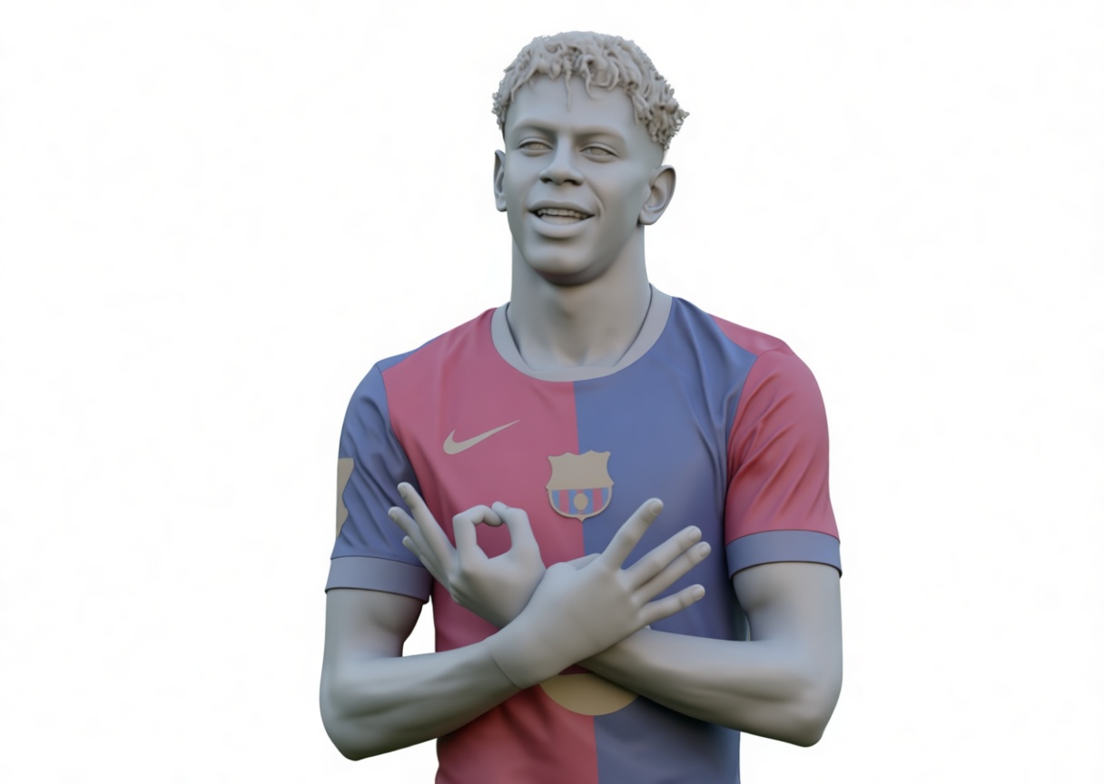Ansu Fati Figurine free 3D printable STL
