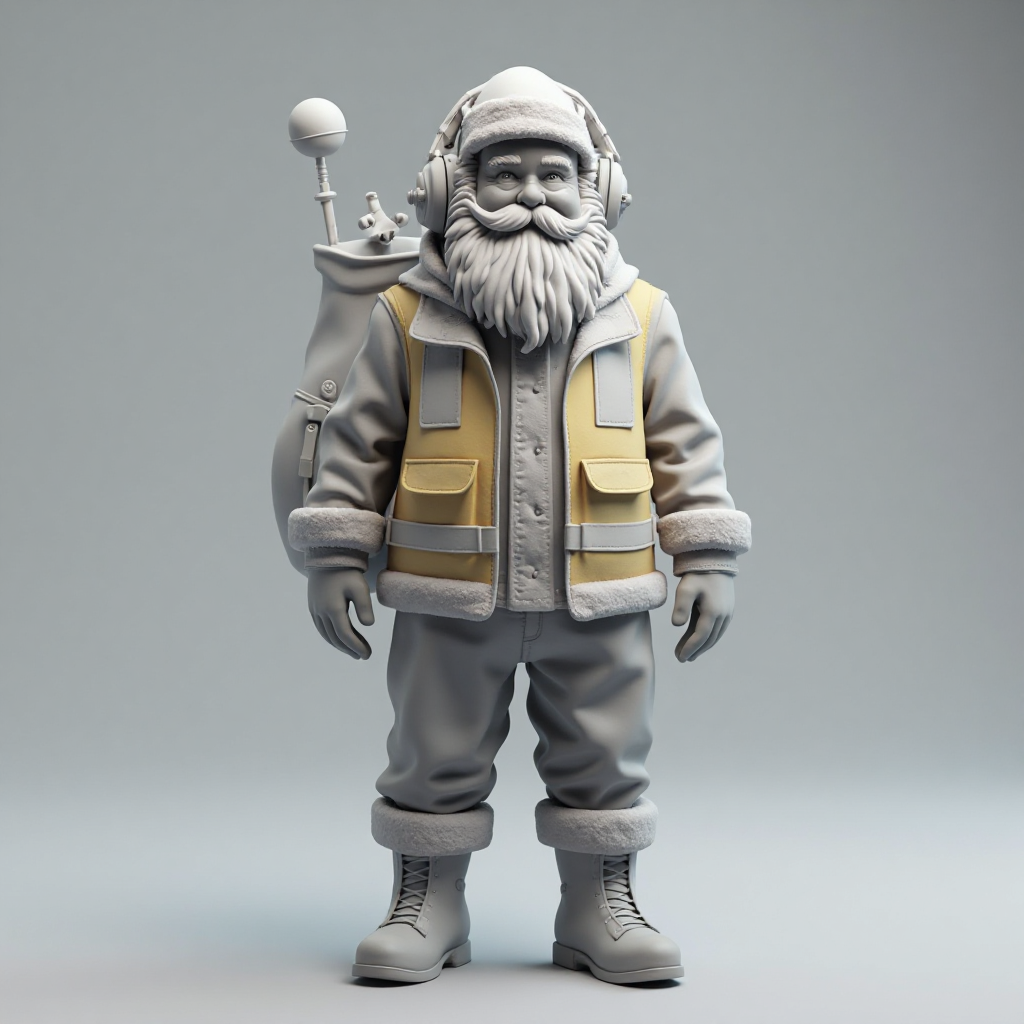 Santa Claus Miniature Figure free 3D printable STL