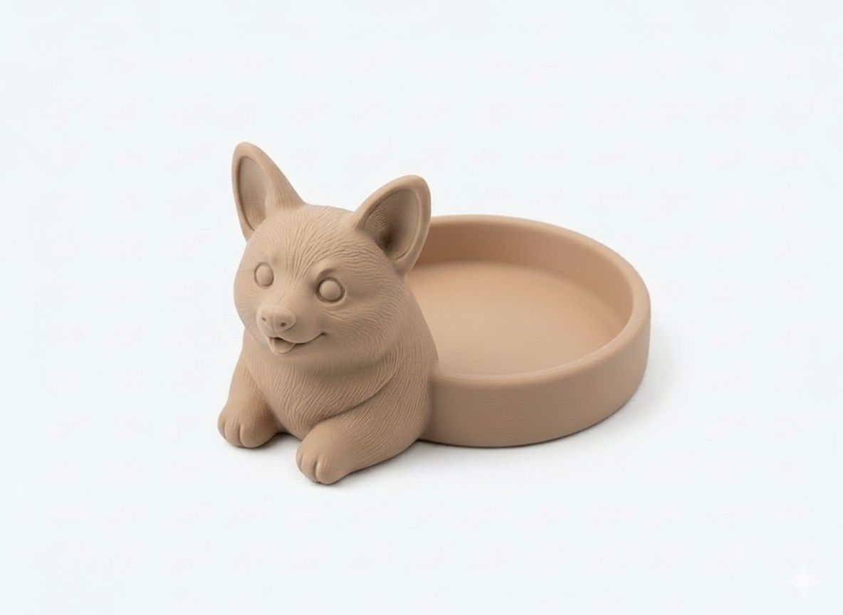 Corgi Dog Tray free 3D printable STL