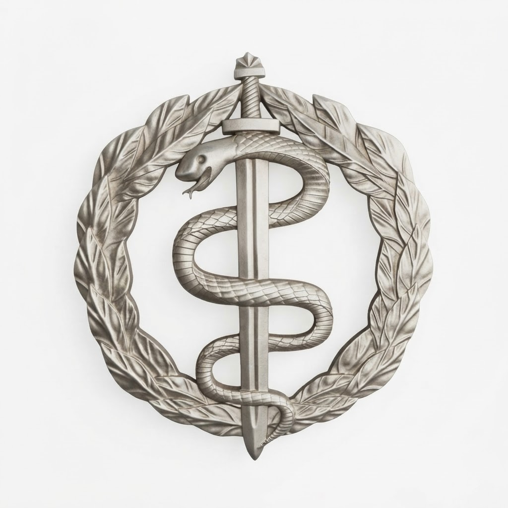 Rod of Asclepius Emblem free 3D printable STL