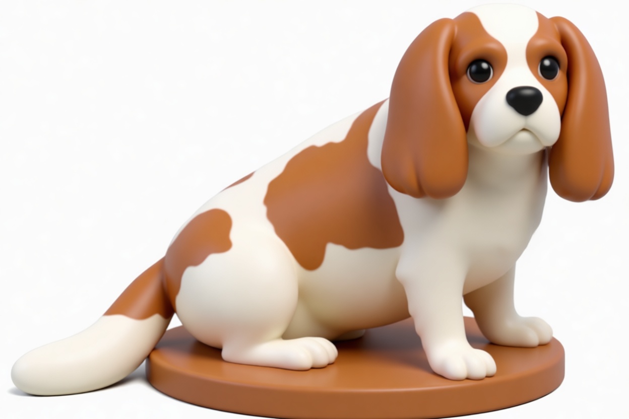 Cavalier King Charles Spaniel Figurine free 3D printable STL