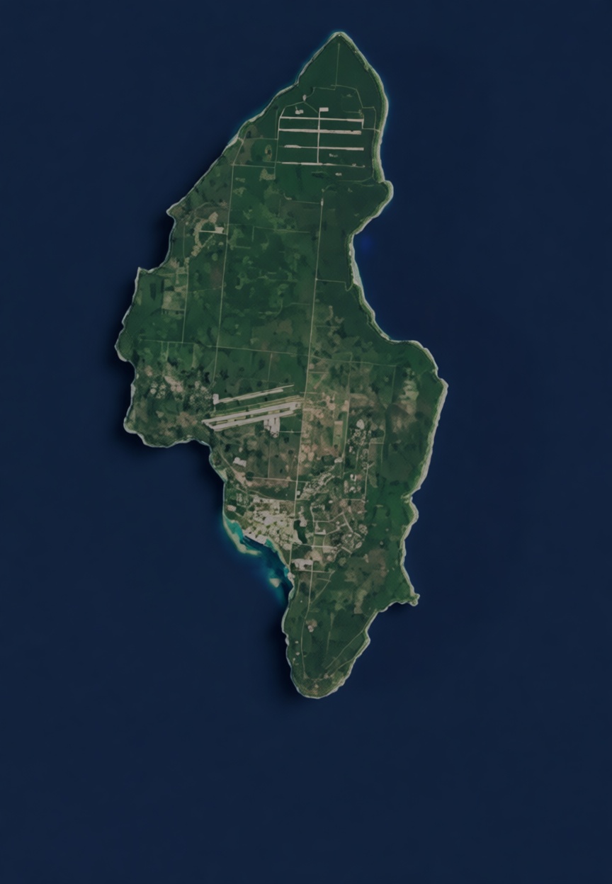 Mile High Airport Island Map free 3D printable STL