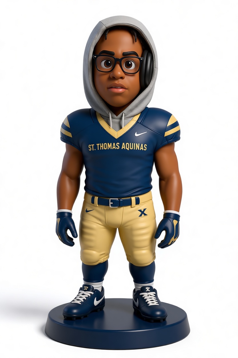 St. Thomas Aquinas Football Figurine free 3D printable STL