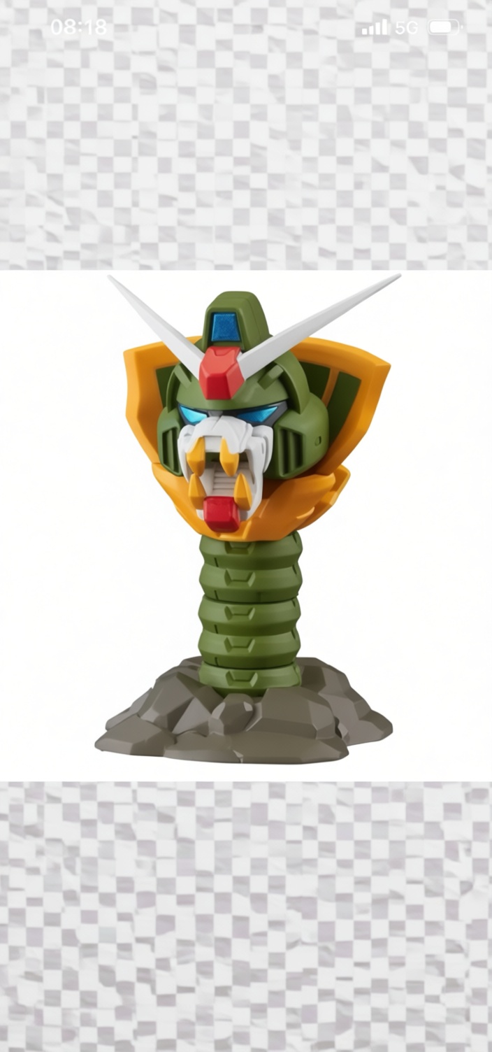 Zaku Serpent Gundam Bust free 3D printable STL