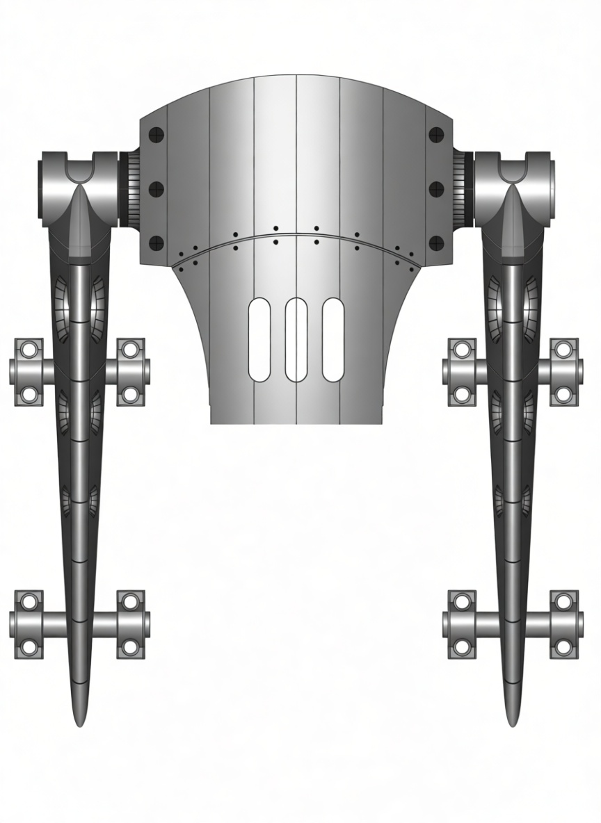 AT-ST Walker Legs Model free 3D printable STL
