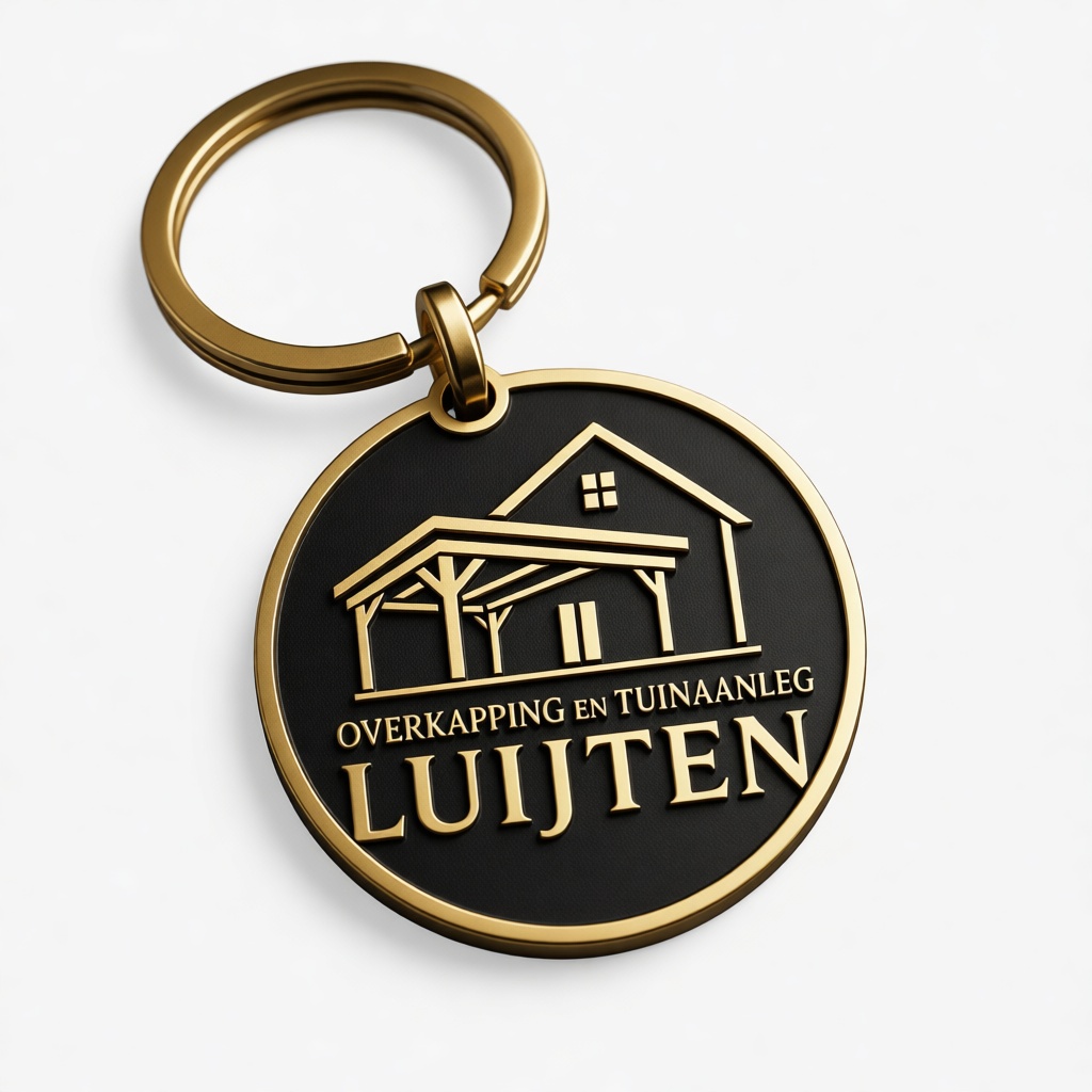Luijten Logo Keychain free 3D printable STL