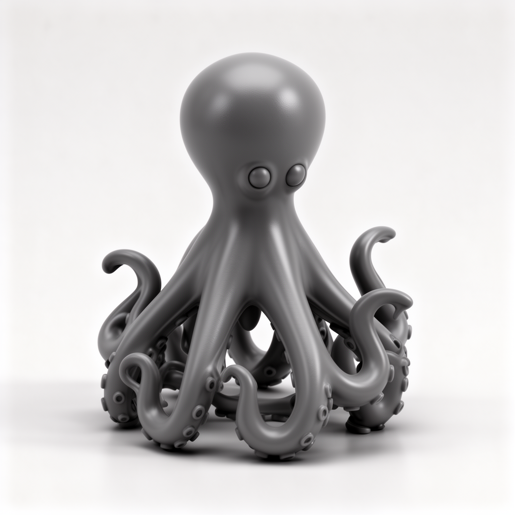 Octopus Glass Drip Tray free 3D printable STL