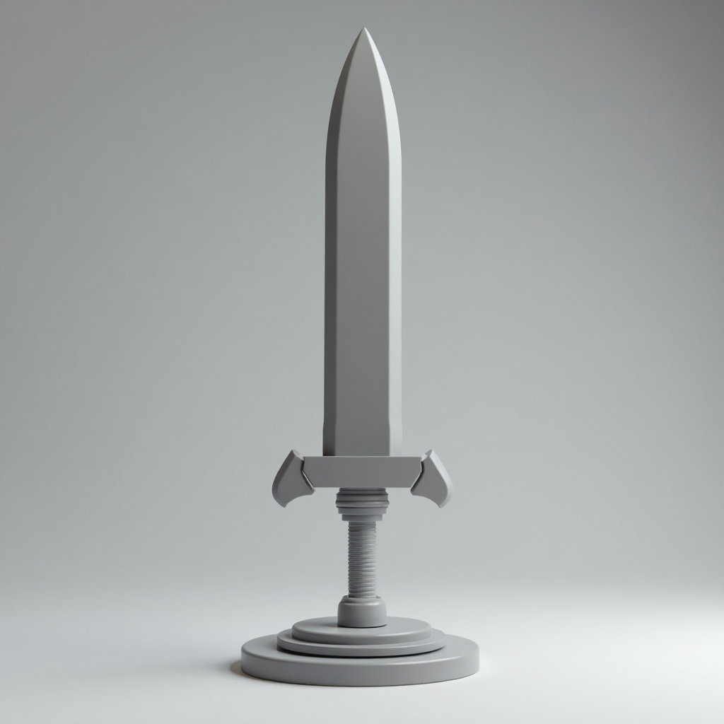 Lego Sword Model free 3D printable STL
