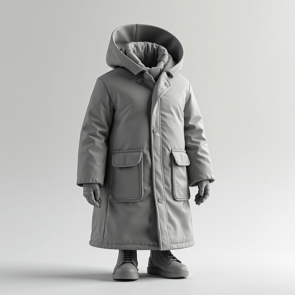 Classic Overcoat Model free 3D printable STL