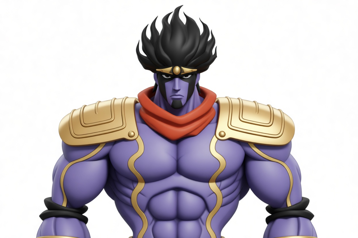 Star Platinum Figurine free 3D printable STL