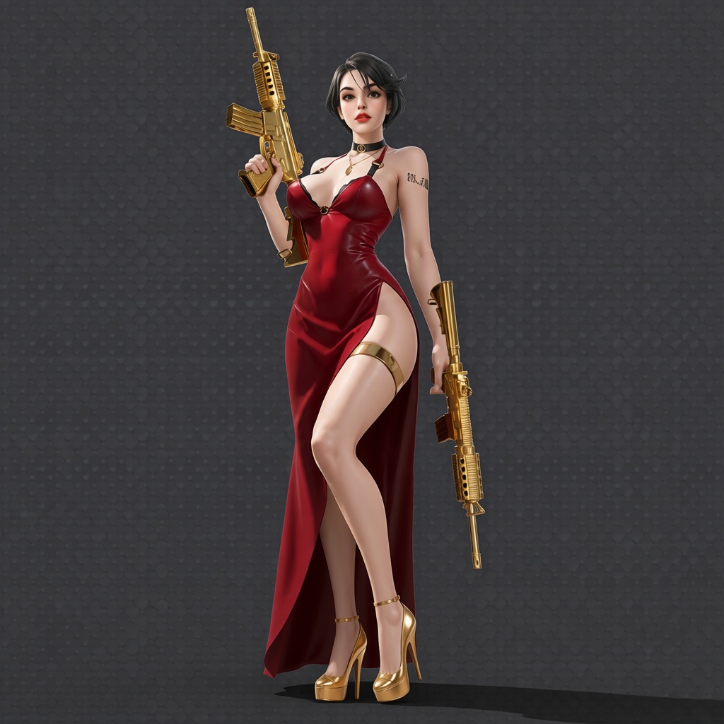 Ada Wong Statue free 3D printable STL