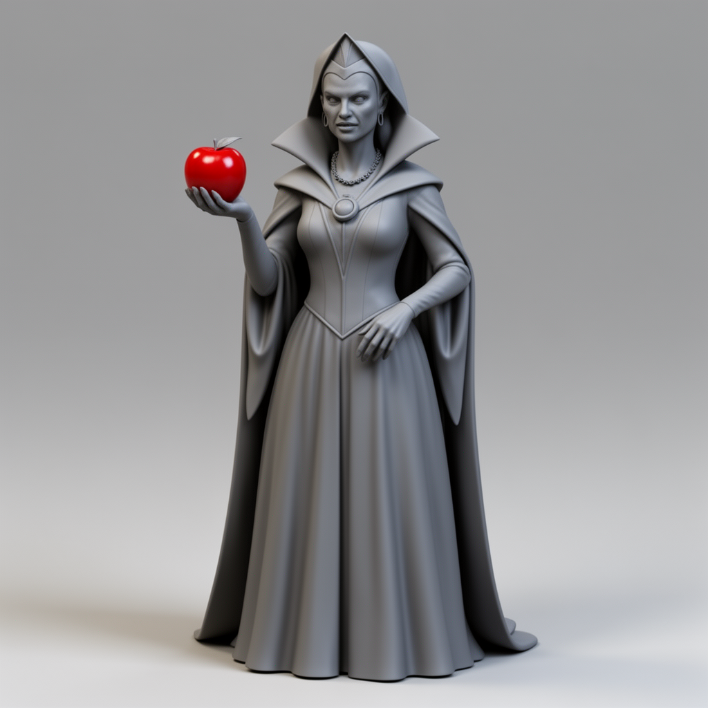 Dark Witch Figurine free 3D printable STL