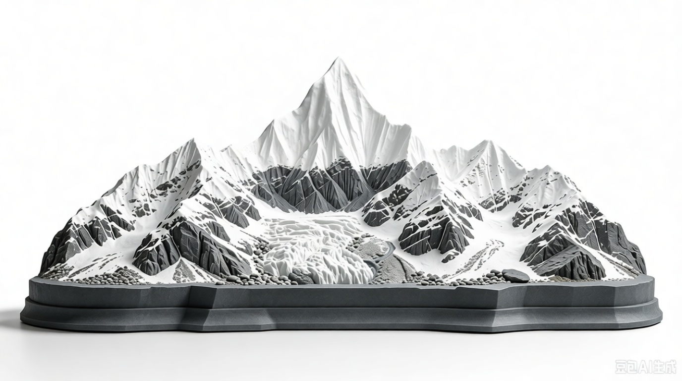 Mount Everest Model free 3D printable STL