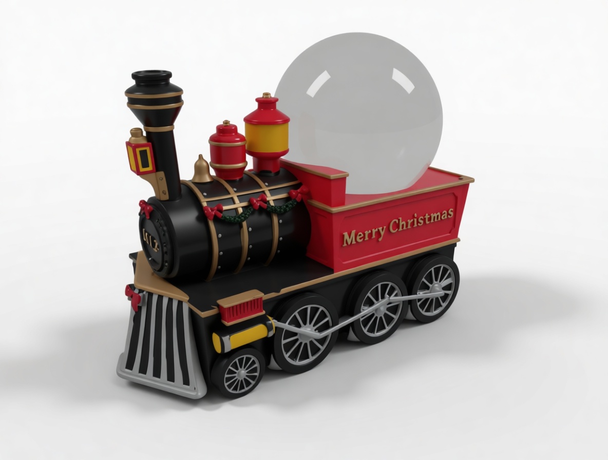 Christmas Train Model free 3D printable STL