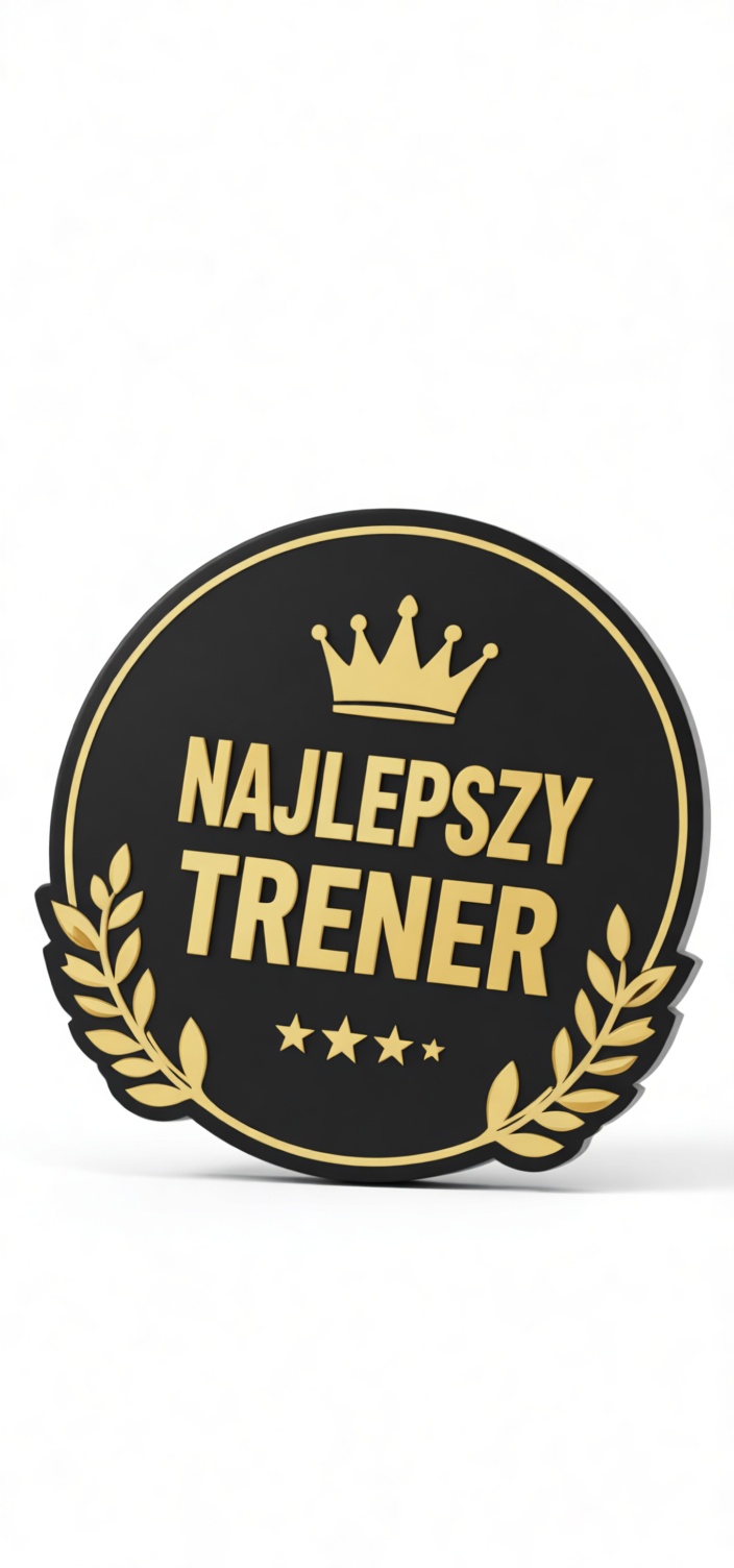 Najlepszy Trener Medal free 3D printable STL