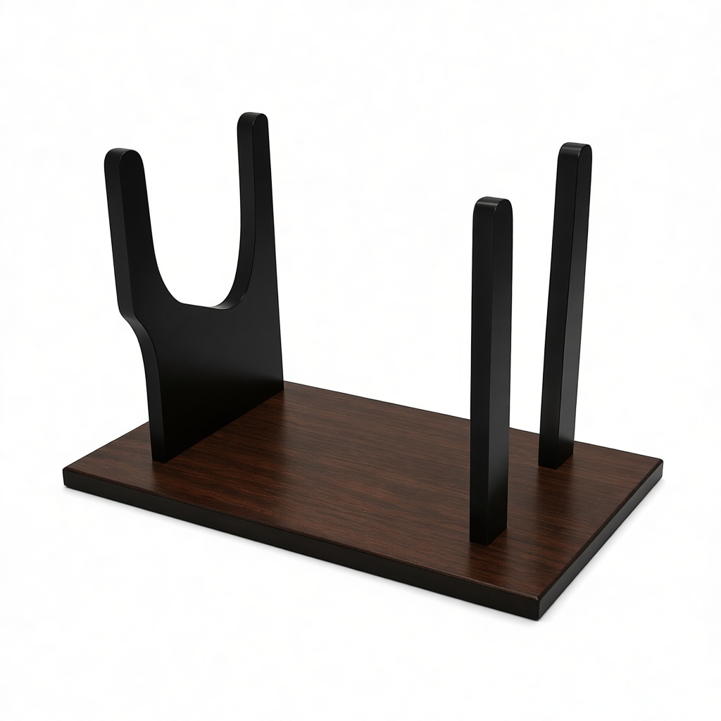 Wooden Headphone Stand free 3D printable STL
