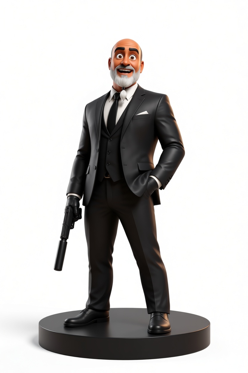 Hitman Agent 47 Figurine free 3D printable STL