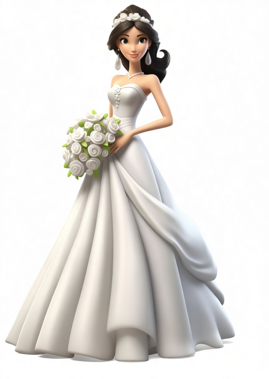 Bride Figurine free 3D printable STL