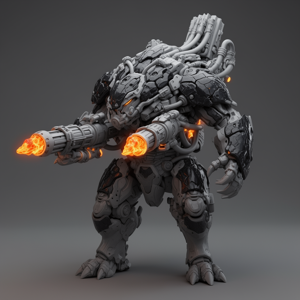 Chrome Pyrovore Siege Beast free 3D printable STL