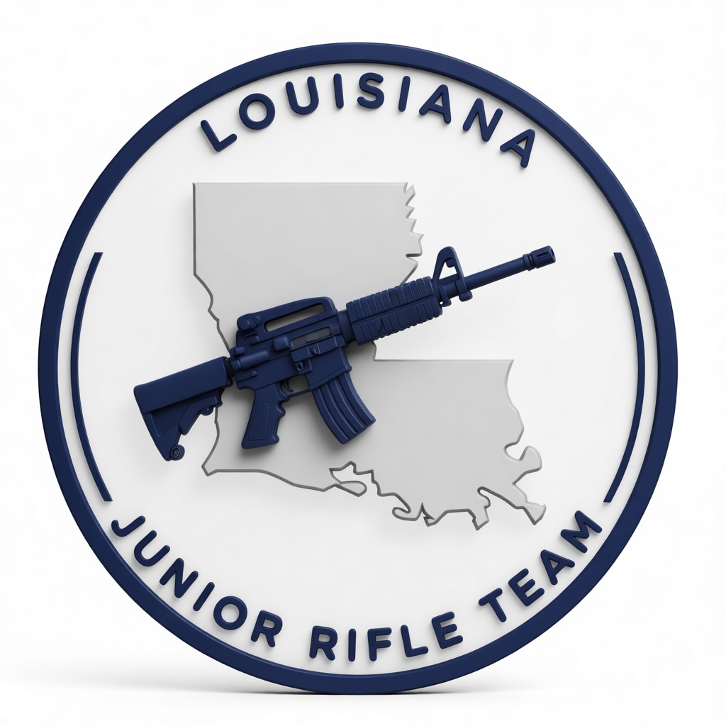 Louisiana Junior Rifle Emblem free 3D printable STL