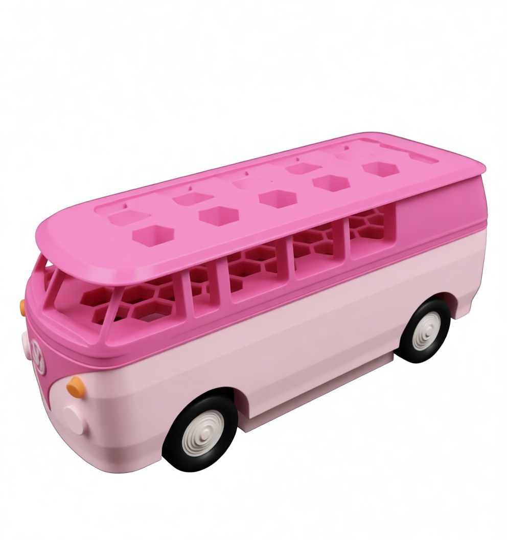 VW Bus Honeycomb Model free 3D printable STL