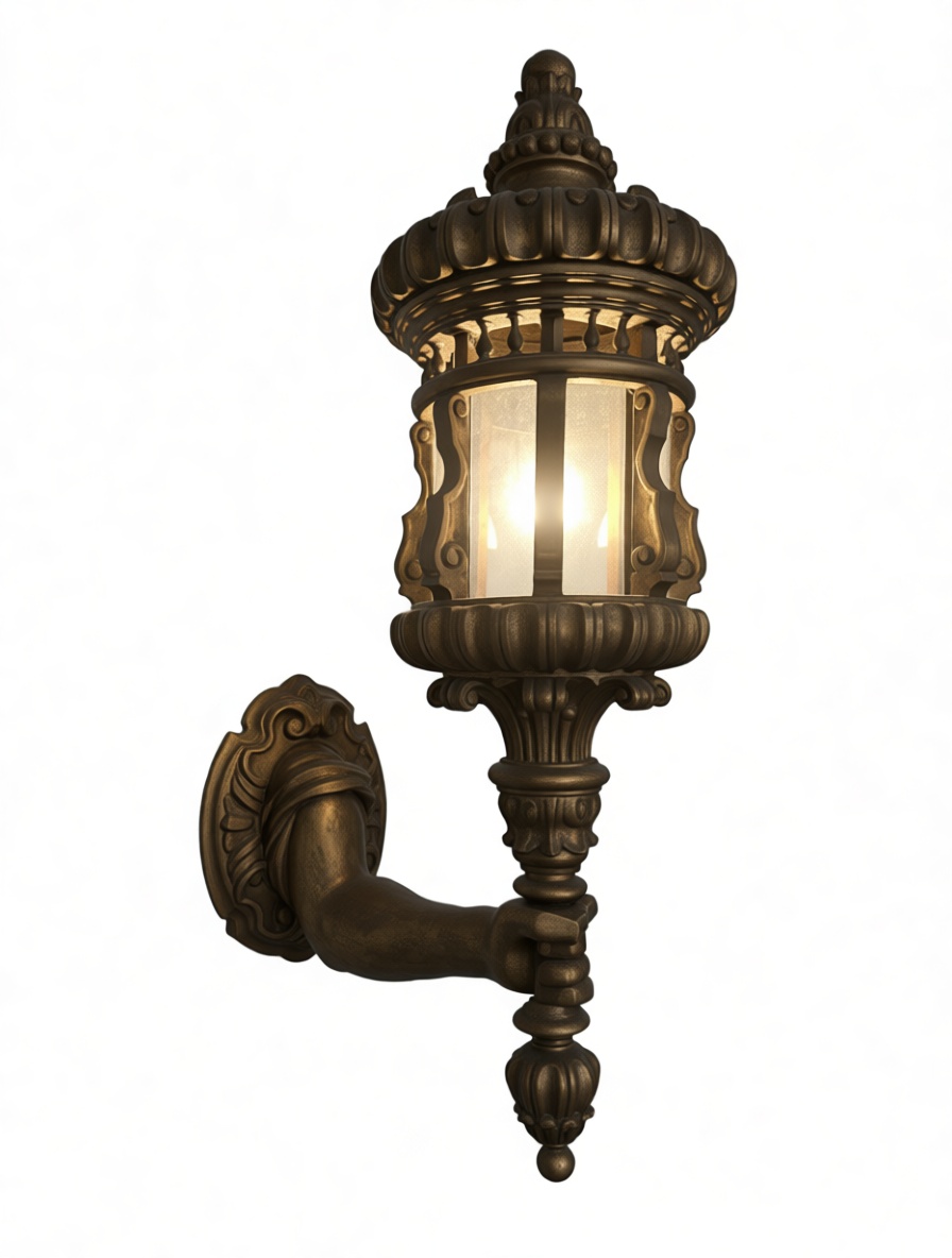 Wall Mounted Hand Lantern free 3D printable STL