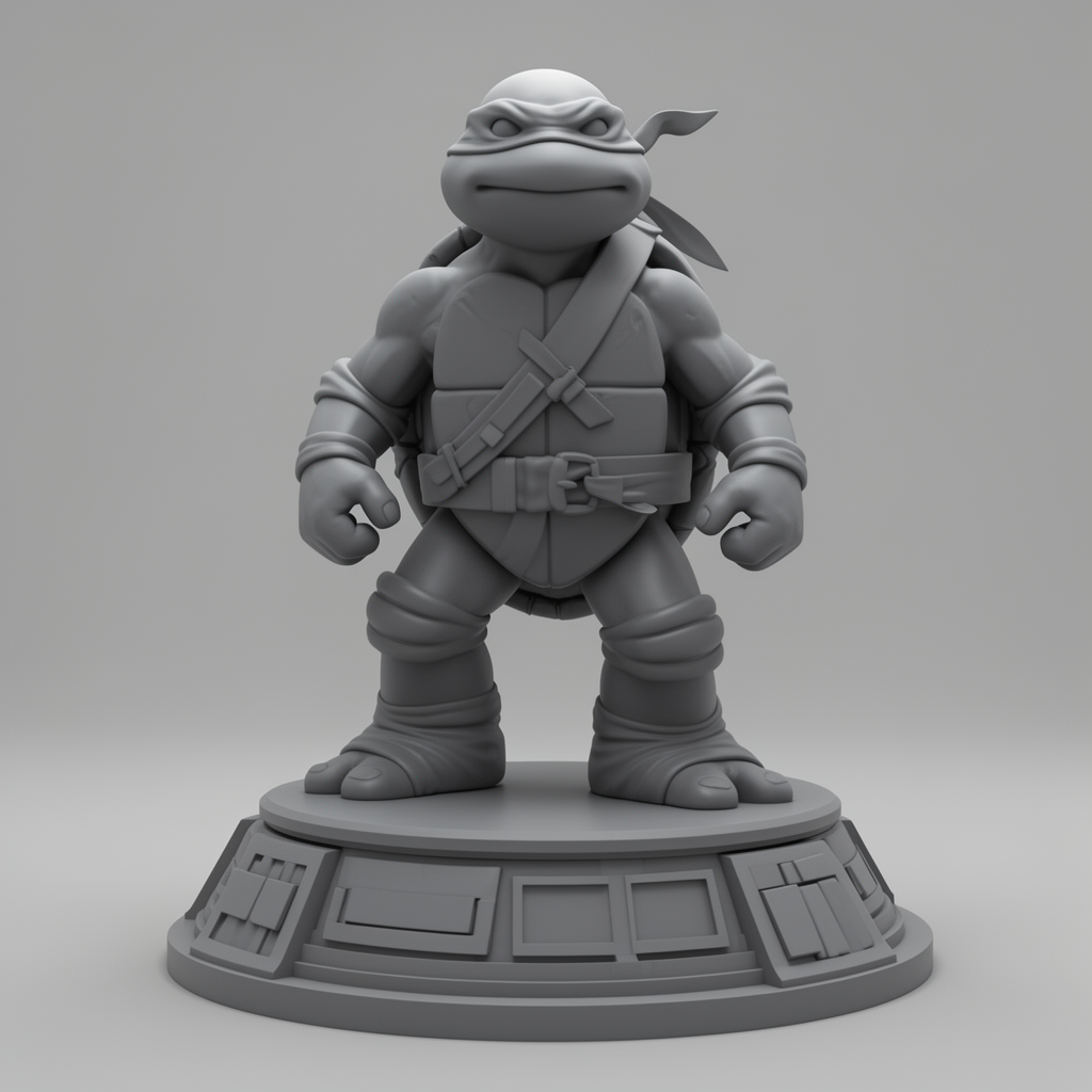 Free Tmnt 3D Printable STL Files (8 Models) | Remeshy