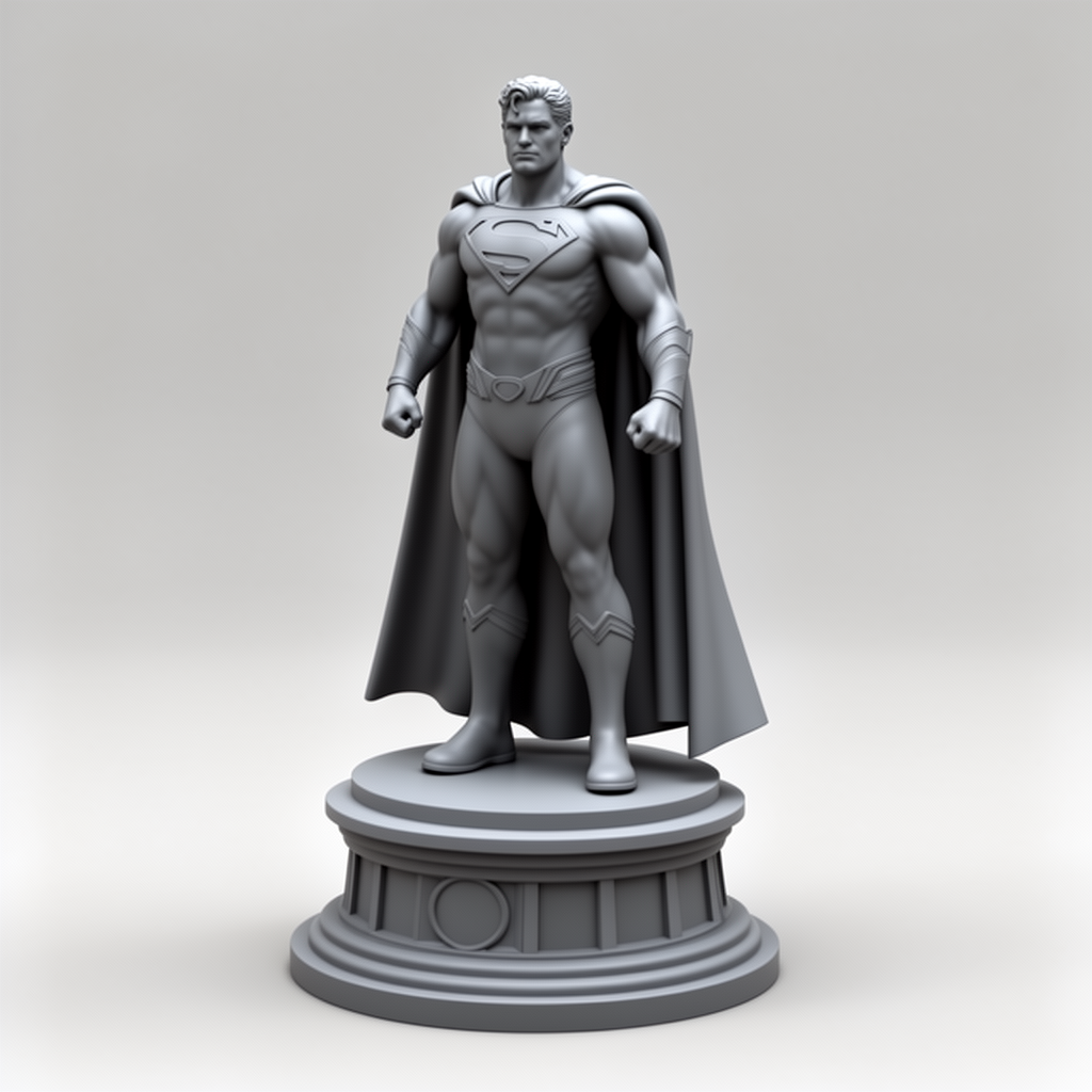 Superman Bust free 3D printable STL